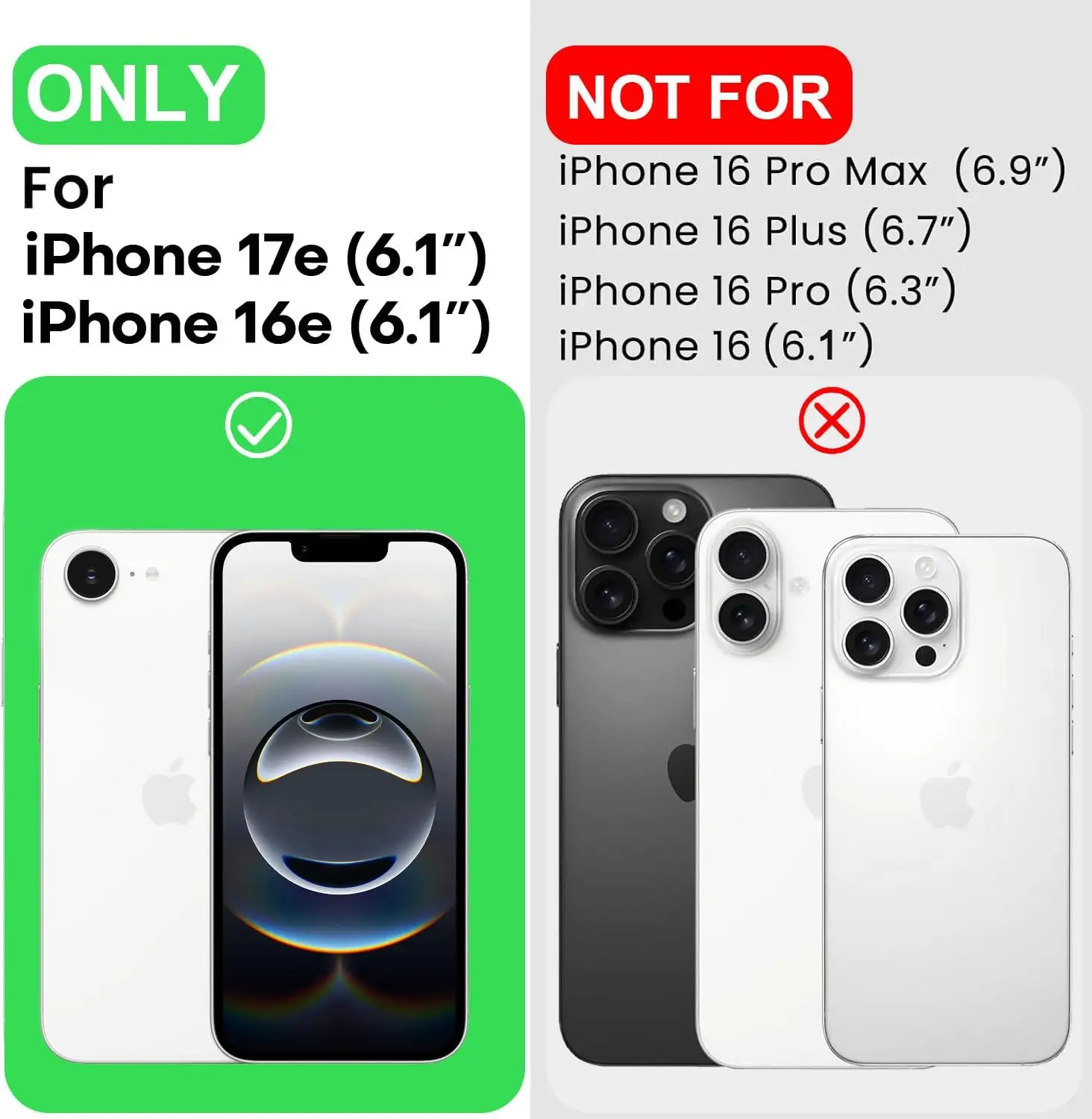 Black Shockproof Silicone iPhone 16e 17e Case 6 | PricZone Black Shockproof Silicone iPhone 16e 17e Case 6 | PricZone