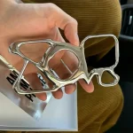 Silver Hollow Magnetic iPhone Case 2 | PricZone Silver Hollow Magnetic iPhone Case 2 | PricZone