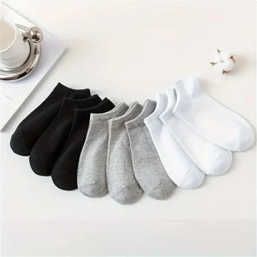 10-Pack Cushioned Unisex Ankle Socks 2
