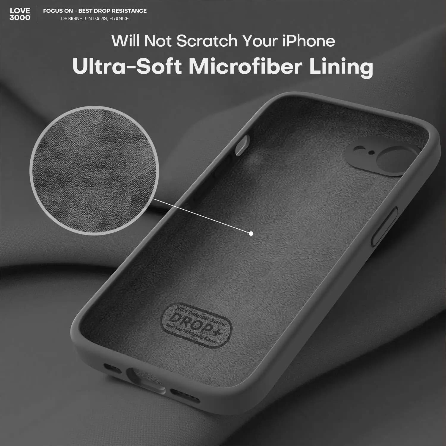 Black Shockproof Silicone iPhone 16e 17e Case 5 | PricZone Black Shockproof Silicone iPhone 16e 17e Case 5 | PricZone