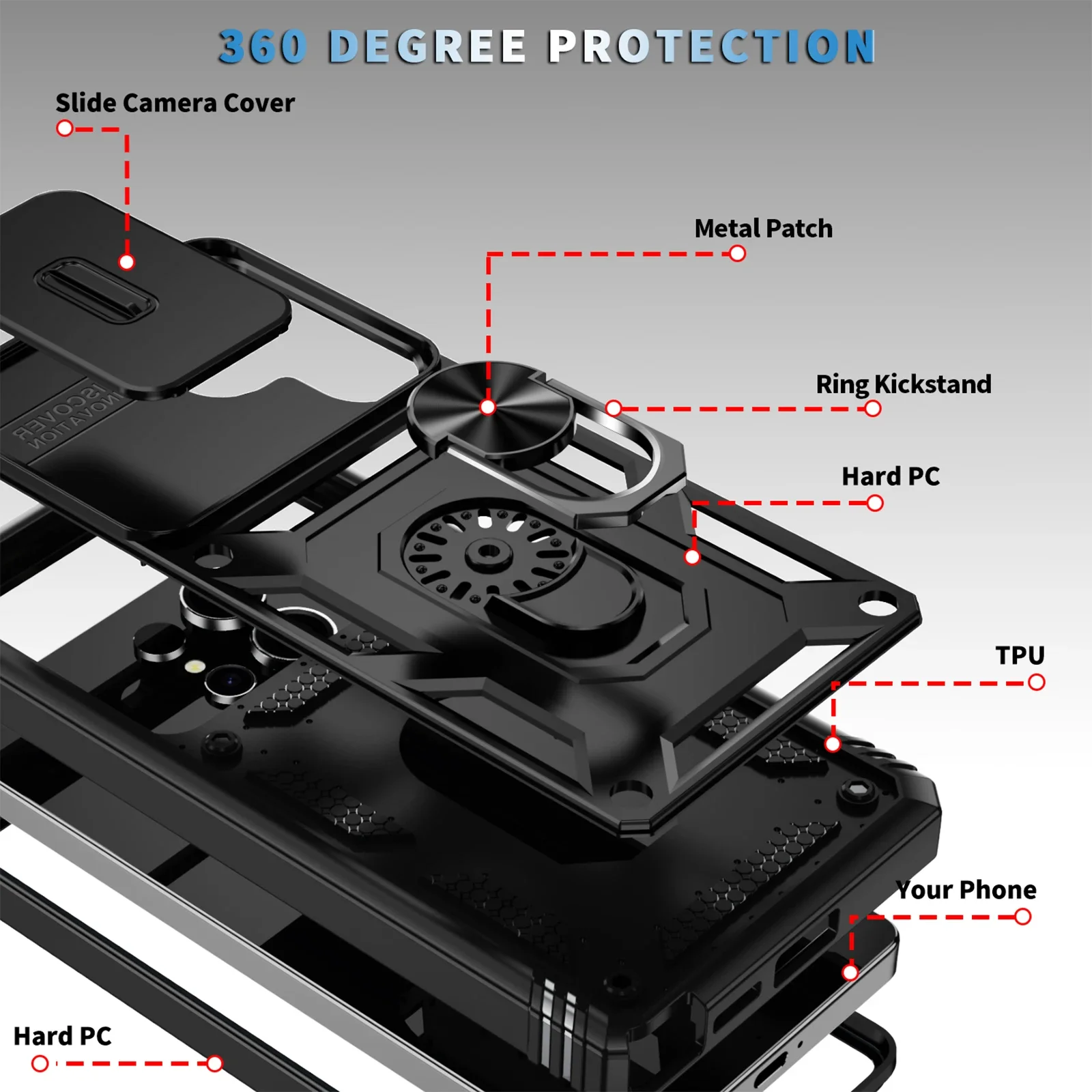Samsung Galaxy Armor Ring Stand Case 4 | PricZone Samsung Galaxy Armor Ring Stand Case 4 | PricZone