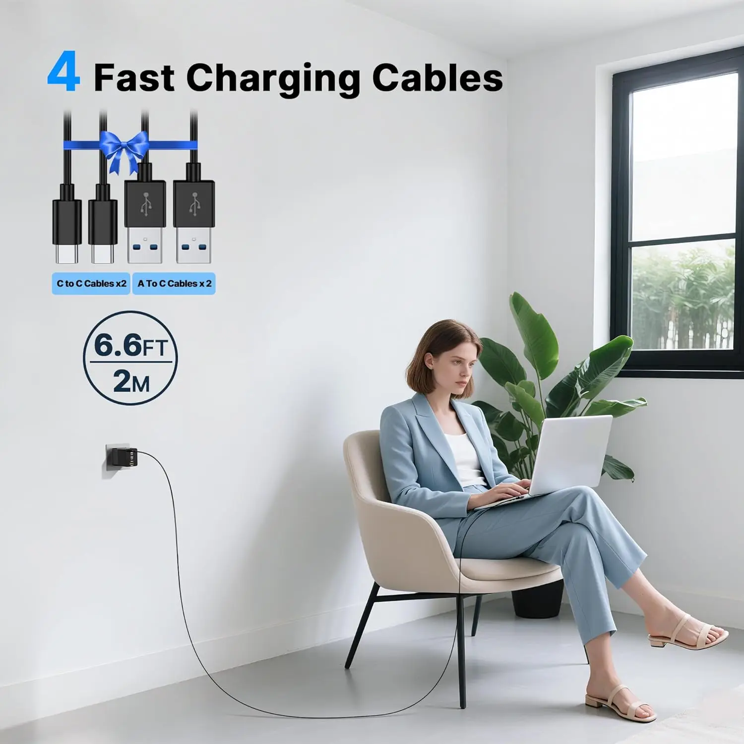 200W GaN5 4Port USBC Fast Charger 2Pack 3 | PricZone 200W GaN5 4 Port USB C Fast Charger 2 Pack 3 | PricZone