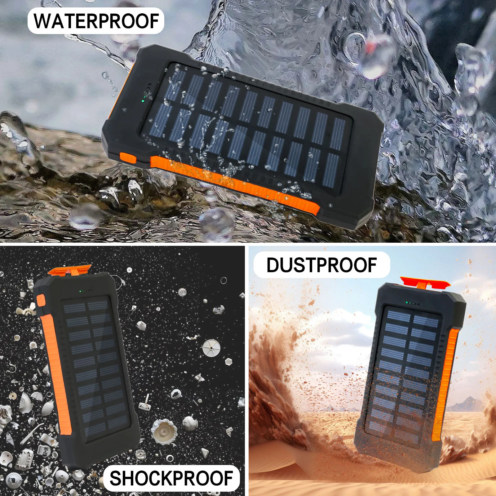 26800mAh Solar Wireless Power Bank PD18W 3 | PricZone 26800mAh Solar Wireless Power Bank PD18W 3 | PricZone