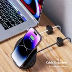 6 Pack Black Cable Clips for Desk Wires 3 | PricZone