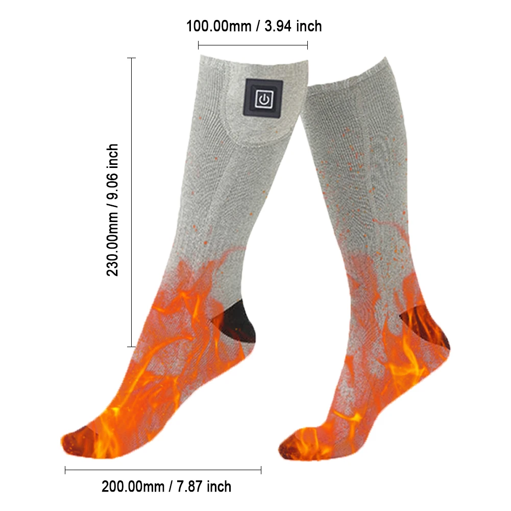 3 Level Electric Heated Winter Ski Socks 6 | PricZone 3 Level Electric Heated Winter Ski Socks 6 | PricZone