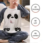 2 Piece Boys Coral Fleece Winter Pajama Set 4 | PricZone