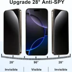 iPhone 16 17 Privacy Tempered Glass 3 | PricZone