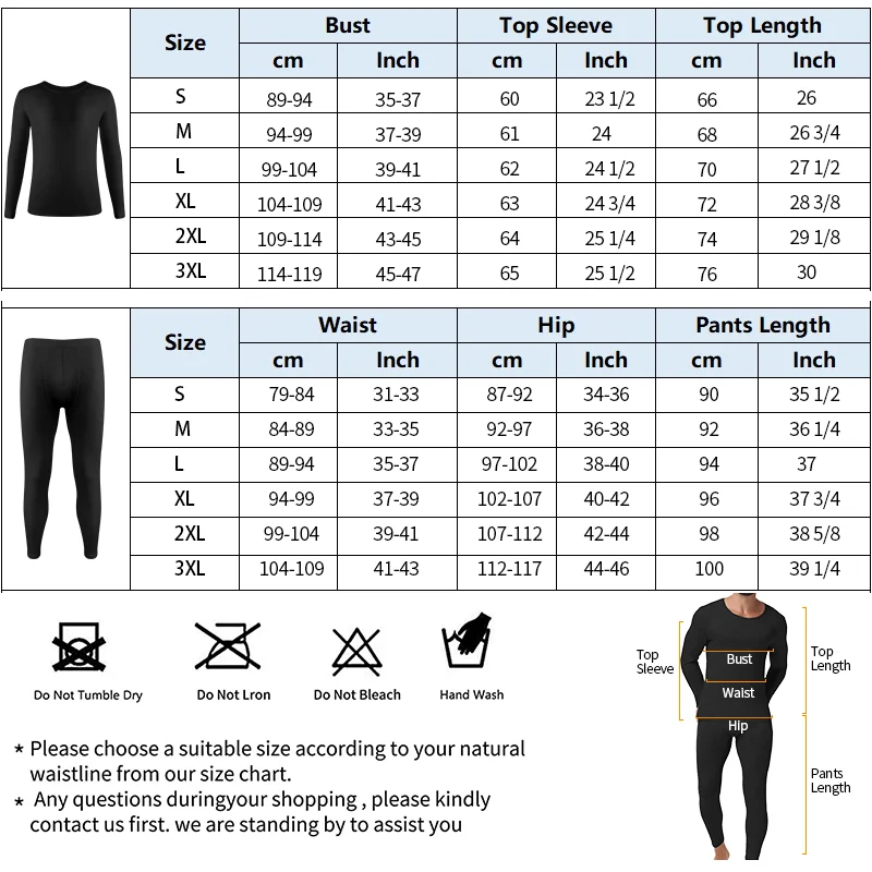 Breathable Thermal Long Johns Set 6 | PricZone Breathable Thermal Long Johns Set 6 | PricZone