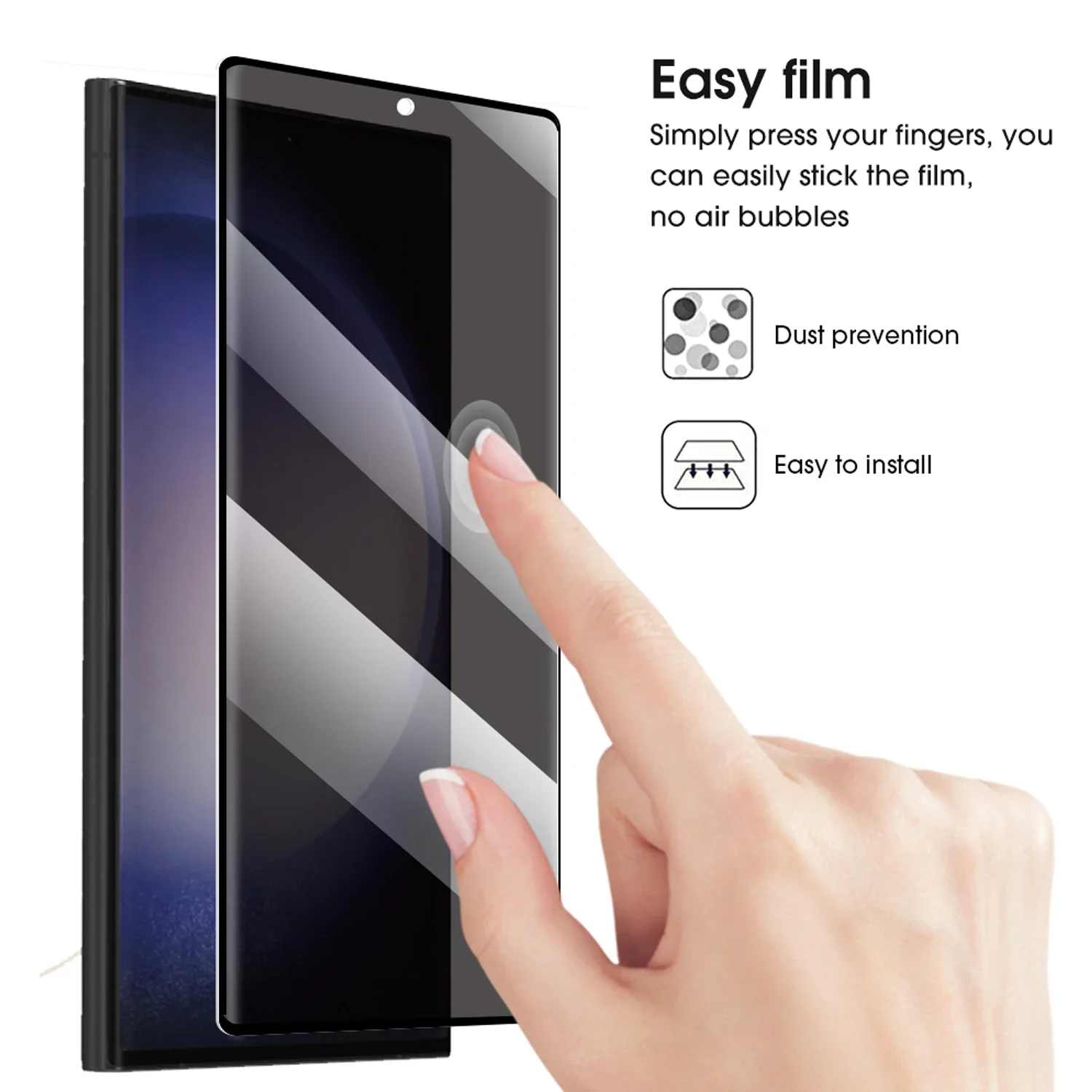 Samsung Galaxy AntiSpy Glass Protector 6 | PricZone Samsung Galaxy Anti Spy Glass Protector 6 | PricZone