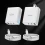2-Pack 45W 3-Port USB-C Fast Charger