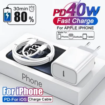 40W PD USB C Wall Charger for iPhone 1 | PricZone