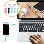 100pc Multicolor Silicone Cable Protectors 5 | PricZone