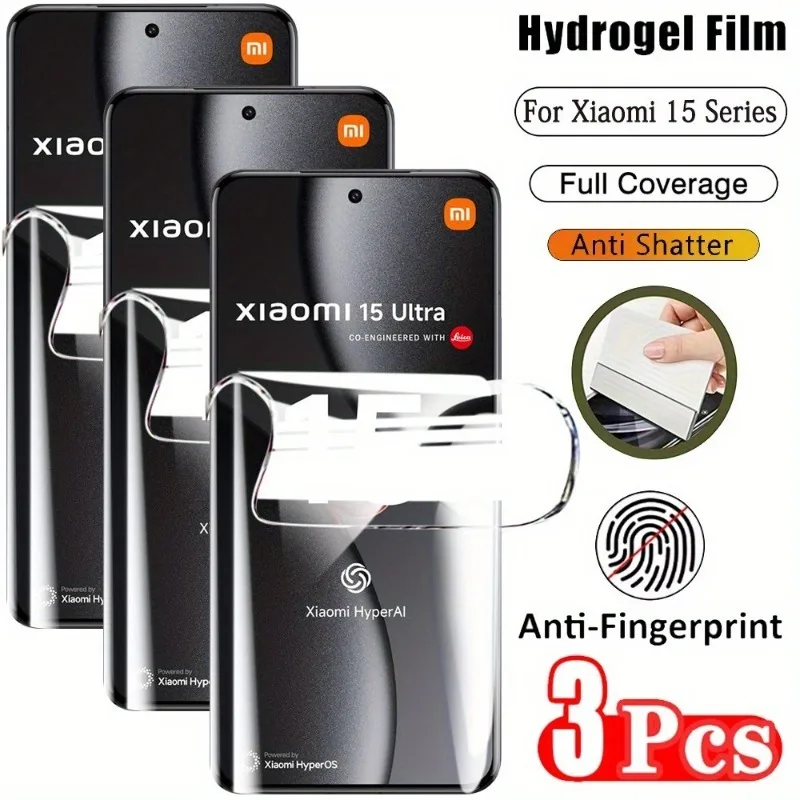 3pcs Xiaomi Hydrogel Screen Protector Film 1 | PricZone 3pcs Xiaomi Hydrogel Screen Protector Film 1 | PricZone