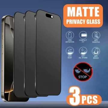 Matte Privacy Ceramic Film for iPhone 1