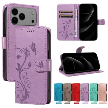 Butterfly Vine Flip Wallet Case for iPhone 1 | PricZone