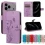 Butterfly Vine Flip Wallet Case for iPhone