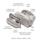 KonMari Orbitkey 2 in 1 Tech Pouch Stone 5 | PricZone