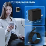 2 Pack Samsung 45W USB C Charger Cable Set 4 | PricZone