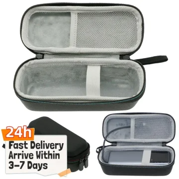 Zippered eyeglasses case opened to reveal soft gray lining inner divider and mesh pocket for small items | PricZone