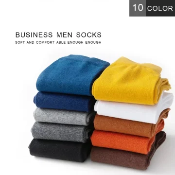Business Casual Cotton Long Socks 5 Pairs 2