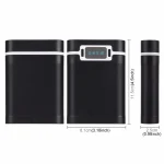 Black 18650 DIY Power Bank Case 2 USB Display 5 | PricZone