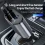 120W 4-in-1 Retractable Car Fast Charger