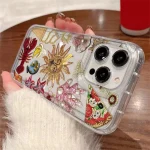 Marine Floral Eyes iPhone TPU Phone Case 4 | PricZone Marine Floral Eyes iPhone TPU Phone Case 4 | PricZone