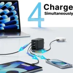 200W GaN5 4Port USBC Fast Charger 2Pack 5 | PricZone 200W GaN5 4 Port USB C Fast Charger 2 Pack 5 | PricZone