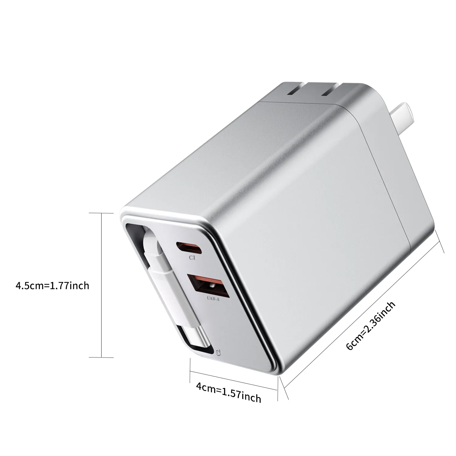 65W 3in1 USBC Fast Wall Charger 4 | PricZone 65W 3 in 1 USB C Fast Wall Charger 4 | PricZone