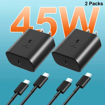 45W Samsung USB-C Fast Charger with Cable 1