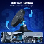 15W MagSafe Air Vent Car Charger Mount 5 | PricZone
