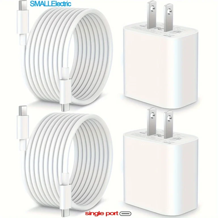 20W USB C Fast Charger 2 Pack with 6ft Cables product image