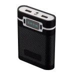 Black 18650 DIY Power Bank Case 2 USB Display 1 | PricZone