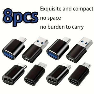 8-Piece USB-C and Micro USB Adapter Kit 1