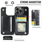 Leather Card Holder Wallet Case for iPhone 2 | PricZone