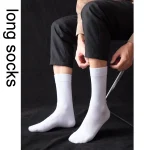 Business Casual Cotton Long Socks 5 Pairs 3 | PricZone