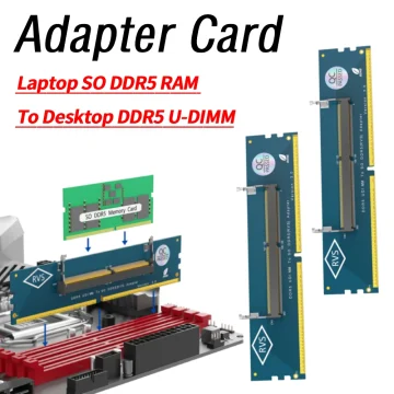 DDR5 SO-DIMM to Desktop U-DIMM Adapter 2