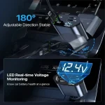 120W 4 in 1 Retractable USB C Car Charger 3 | PricZone