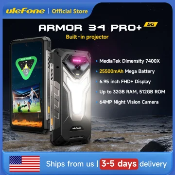 Ulefone Armor 34 Pro Plus 5G Projector Phone 1