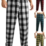 Plaid Lounge Pants with Drawstring 1 | PricZone