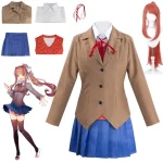 Anime Monika Cosplay Costumes Sayori Yuri Natsuki Halloween 1 | PricZone
