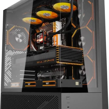 Full Tower Atx Gaming PC Case with 330° Glass Panels 4 Argb 1 | PricZone