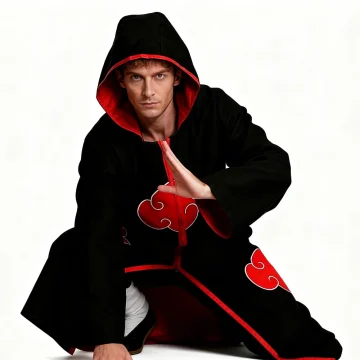 Kakashi Hatake Cosplay Costume Akatsuki Cloak Uchiha Itachi 1 | PricZone