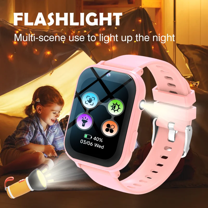 New Kids Smartwatch 18 BuiltIn Games Flashlight 2 | PricZone New Kids Smartwatch 18 Built In Games Flashlight 2 | PricZone