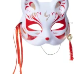 Japanese Red and White Kimono Fox Cosplay Costume 6 | PricZone Japanese Red and White Kimono Fox Cosplay Costume 6 | PricZone