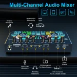 Tenlamp Mixer and Sound Card X3 for Studio Ideal for Use 4 | PricZone Tenlamp Mixer and Sound Card X3 for Studio Ideal for Use 4 | PricZone