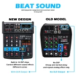 Bbomge 4 Channel 24 Dsp DJ Audio Sound Mixer Interface 4 | PricZone Bbomge 4 Channel 24 Dsp DJ Audio Sound Mixer Interface 4 | PricZone