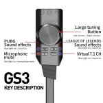 Gs3 71 Channel Sound Card Converter External USB Audio 6 | PricZone