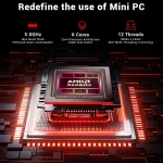Firebat F1 PC Amd Ryzen 5 7640Hs Ddr5 16Gb RAM 512Gb SSD 4 | PricZone