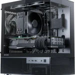 Micro Atx PC Case with 3 Pre Installed Fans Tempered Glass 1 | PricZone